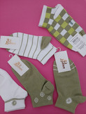 جوراب مچی دخترانه مدل لیمو ترش ریز بافت
